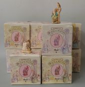Border Fine Arts, nineteen Beatrix Potter figures in original boxes