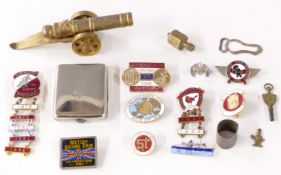 A quantity of 1960s/70s/80s speedway enamel badges including Swindon, Commonwealth and inter-