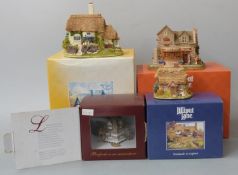 Eleven Lilliput Lane models in boxes