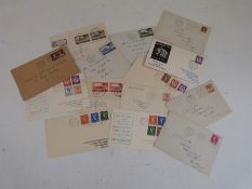 Early QEII GB first day covers including 10/- and £1 1955 Castles, 1959 phosphors etc