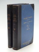 Two 1920's bound volumes of civil engineering interest correspondence relating to Spanish railways