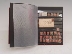A collection of GB Queen Victoria stamps in a stockbook