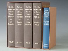 The Folio Treasury of Shorter Crime Fiction (London, Folio Society, 2007).  Brown cloth spines and