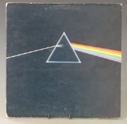 Pink Floyd - Dark Side of the Moon (5HVL 804) A2-B2 solid blue triangle, matt black poly lined