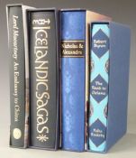 Lord Macartney, An Embassy to China (London, Folio Society, 2004).  Quarter cloth; paper sides.