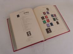 A Windsor album of GB stamps, volume 1. Includes 1d black and mint 1855-7 4d rose carmine