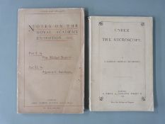 William Michael Rossetti & A.C. Swinburne Notes on The Royal Academy Exhibition 1868, published John