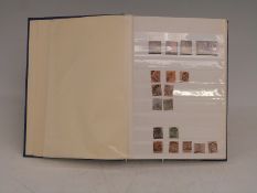 GB stamps in stockbook, Queen Victoria onwards. Also some first day covers