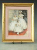 John Strickland Goodall (1908-1996) 'The Bridesmaids'  watercolour with pencil heightened with white