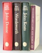 William Wordsworth Selected Poems with engravings by Peter Raddick, John Keats Complete Poems