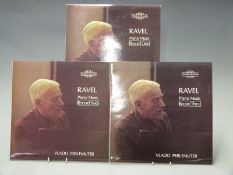 Classical - three albums on Nimbus, all appear unplayed, covers Ex. Vlado Perlemuter - Ravel Piano