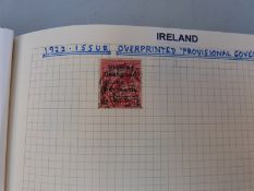 Fourteen albums of stamps, Italy x4, Israel, Indonesia, Ireland x2, India x3, Iraq and Iran