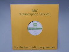 BBC Transcription Disc. Blondie / Boomtown Rats - Profile (CN 3529/5) record appears unplayed, cover