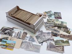 Approximately 600 postcards, largely UK topographical