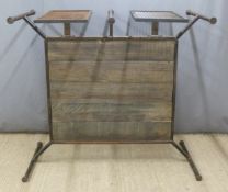 Ex Superdry industrial style metal clothes rail or shop fitting / haberdashery display stand with