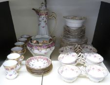 A quantity of Noritake and Royal Doulton teaware, approximately 50 pieces