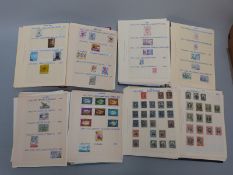 Fifteen albums of stamps, Chile x2, Costa Rica, Columbia, Cyprus, Central America x3, Cuba x3,