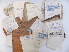 A quantity of circa 1930's to 1950's local Stroud and Gloucestershire interest ephemera, most