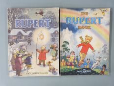The Rupert Book, Daily Express publication (1948) and Rupert (1949) both illustrated throughout,