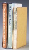 Laurie Lee, Cider with Rosie (London, Folio Society, 2003).  Three-quarter bound in cloth with