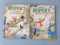 More Rupert Adventures, Daily Express (1943) illustrated in colour card covers, Rupert In More