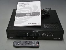 Crestron 'Adagio' audio server unit, AAS - 1/2/4 with user guard leads and remote