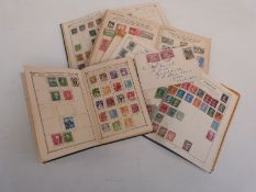 Two Lincoln and two other albums of early stamps