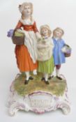 Dresden Yardley's Old English Lavender figural advertising group, H30cm