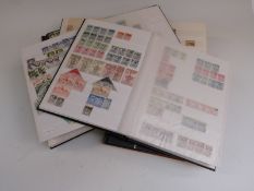Large stockbook of USA stamps and five other stockbooks of rest of world stamps