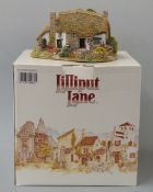Four Lilliput Lane models in boxes