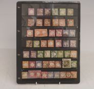 German Empire 1872 onwards, small and large shield collection of stamps including 2 1/2 and 9