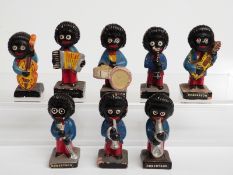 A collection of Robertson Golly band figures