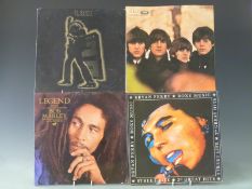 Sixteen albums including The Beatles - For Sale and T.Rex - Electric Warrior