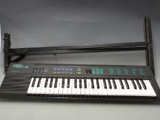 Yamaha PSR-6 keyboard with stand, music stand, soft carry case and with mains transformer