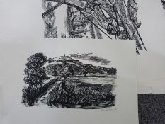 Four Peter Reddick (1924-2010) signed woodcut prints comprising limited edition (66/200) view of the