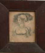 Two 19thC portrait miniatures of gentlemen, both approximately 4.5cm maximum diameter and two