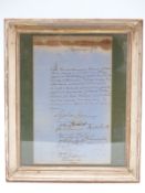 Victorian document relating to Lawfords Gate prison and Messers Larkham Montague and clerks to the