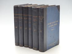 Six 1920's bound volumes of civil engineering interest correspondence relating to the Newfoundland