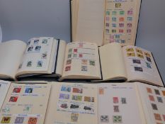 Fourteen albums of stamps, Germany x7, East Germany x3, Grenada, Greece x2, Gold Coast, all periods