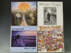 Approximately 30 LPs including Dire Straights, The Moody Blues and Johnny Coppin plus, 6x45s