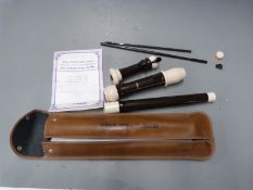 Yamaha YRT-302B tenor recorder in original soft case