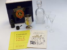 Guinness commemorative items, goblets, treen items etc