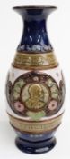 Royal Doulton vase commemorating the coronation of King Edward VII and Queen Alexandra, signed