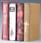 Boris Pasternak, Doctor Zhivago (London, Folio Society, 1997).  Pictorial boards, burgundy spine.