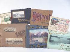 Victorian and later US and Canada related travel ephemera including views of Seattle, Indian Head,