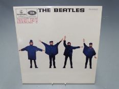 The Beatles - Help! (PMC 1255) outline mono. Record and cover appear at least Ex