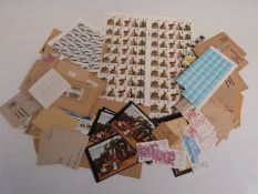 Mint QEII stamps, singles, blocks, sheets and stamp booklets. High redeemable value