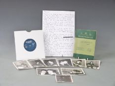 Pneumania - I Can See Your Face (RGJ625) Oak acetate. Oak demo disc label with handwritten