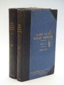 Two bound 1920's volumes of civil engineering interest correspondence relating to the Silent