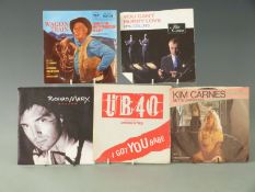 Approximately 650 singles mostly 1960, 1970s and 1980s plus 250 not sleeved